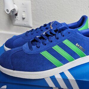 Adidas Gazelle Size 12 mens New Blue Green